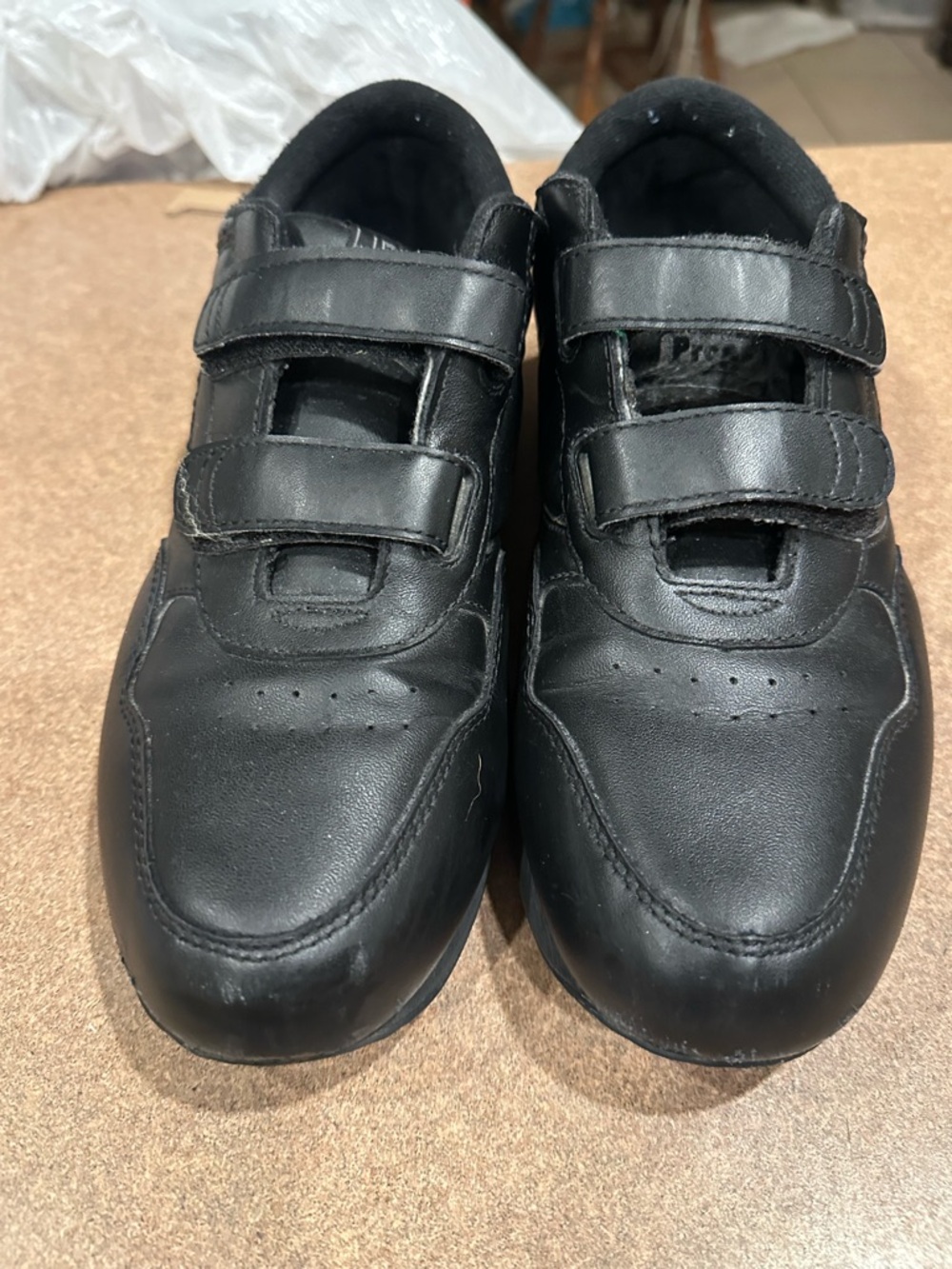 Life walker black Velcro shoes - mens9